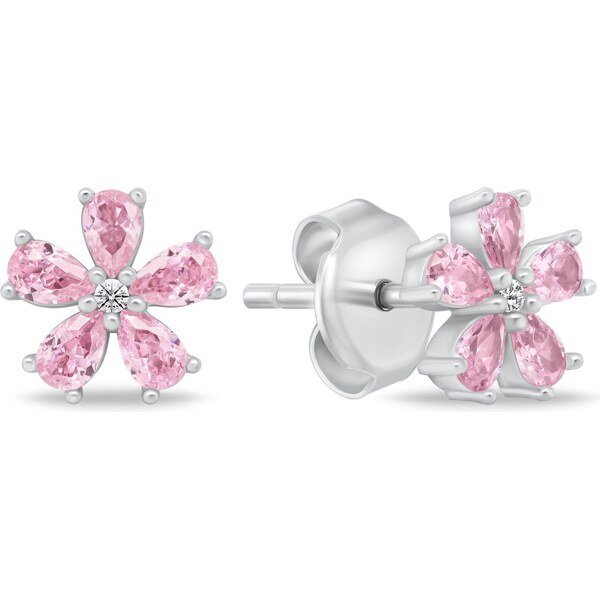 Brilio Silver Trblietavé strieborné náušnice Kytičky EA1034WP 66589663