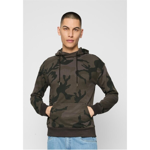 Urban Classics Camo High Neck Hoody Dark Camouflage 50688612