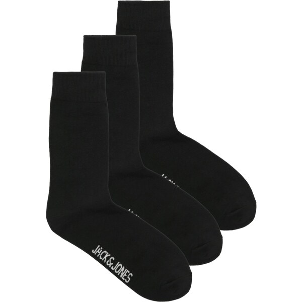 JACK & JONES Ponožky Rafael čierna / biela 54800591