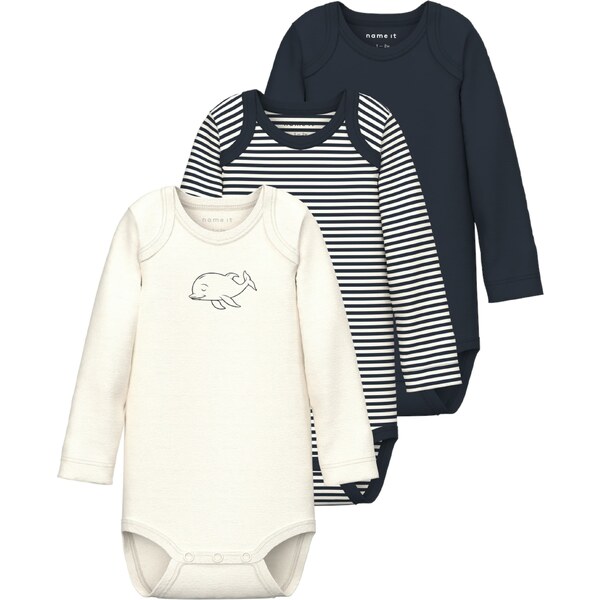 NAME IT Body zafírová / čierna / biela 54800530