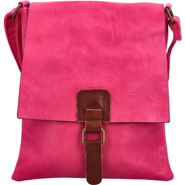 Dámska crossbody kabelka fuchsiová - Paolo bags Siwon ružová 51084853
