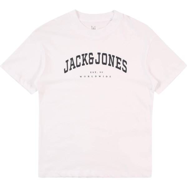 Jack & Jones Junior Tričko JJECaleb čierna / biela 54829493