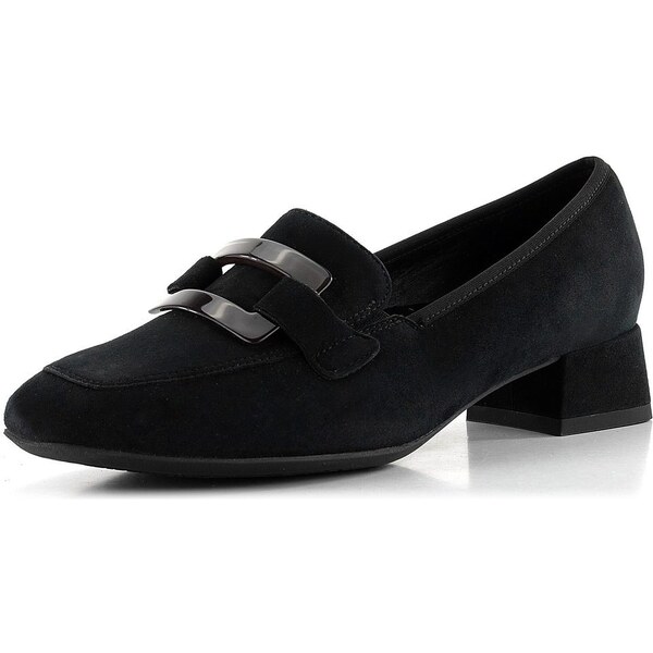 Ara širšie semišové lodičky čierne Graz 12-20416-01 62752183