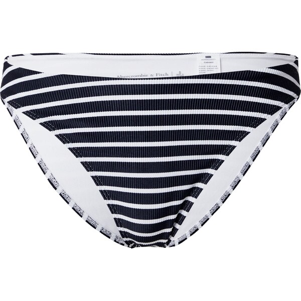 Abercrombie & Fitch Bikinové nohavičky čierna / biela 54933022