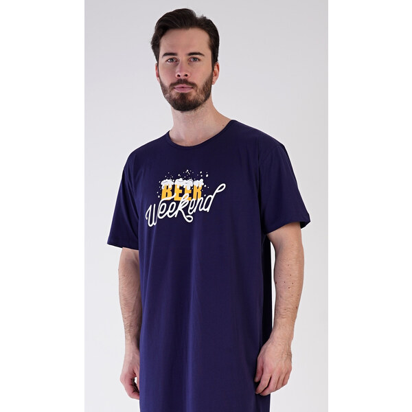 Vienetta MAN Pánska nočná košeľa s krátkym rukávom Beer weekend 54965460