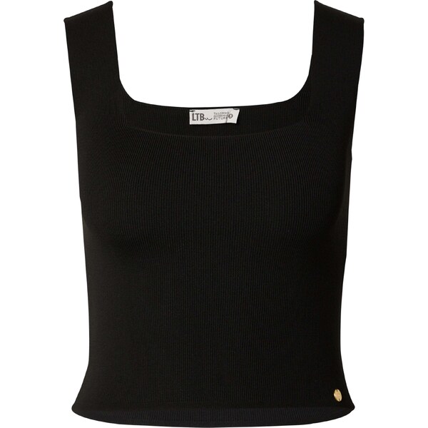 LTB Vyšívaný top MOZEGE čierna 54933205