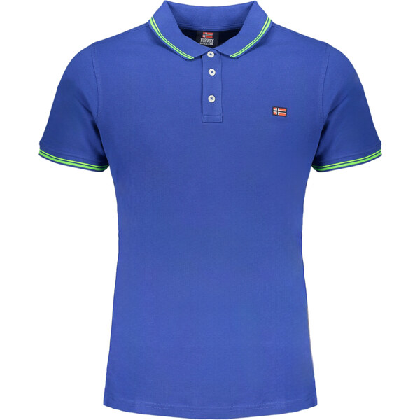 NORWAY 1963 Modré pánske polo tričko 64702463