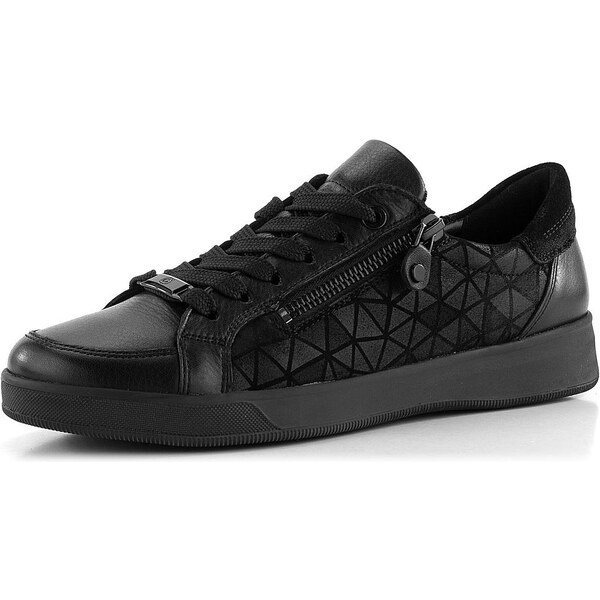 Ara dámske poltopánky so zipsom Rom Schwarz 12-34432-97 65612150