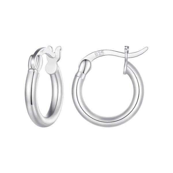 Royal Fashion strieborné kruhové náušnice SCE1608-S 56603868