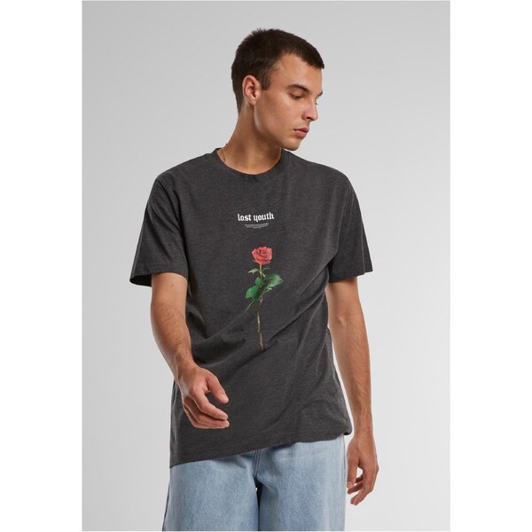 Mister Tee Mens T-shirt Lost Youth Rose - grey 52465337
