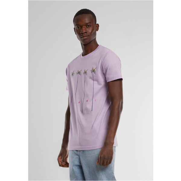 Mister Tee Mens T-shirt Miami Palms purple 54177861