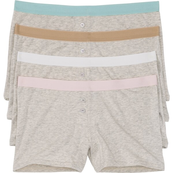 bonprix Dámske boxerky (4 ks), farba biela 44742607