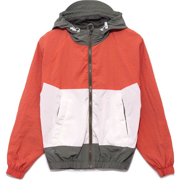 Daniel Hills Prechodná bunda olivová / karmínovo červená / biela 54971485