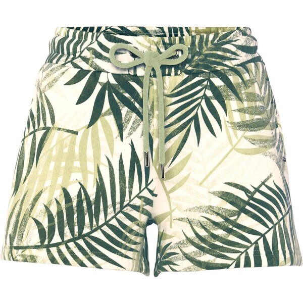 LASCANA Pyžamové nohavice krémová / svetlozelená / tmavozelená 55648104