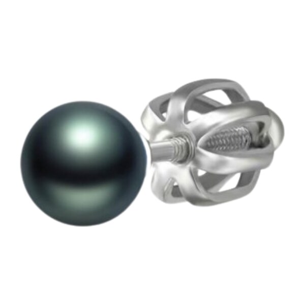 Olivie Strieborná 7mm náušnica TAHITI 1 ks 8773 54978035