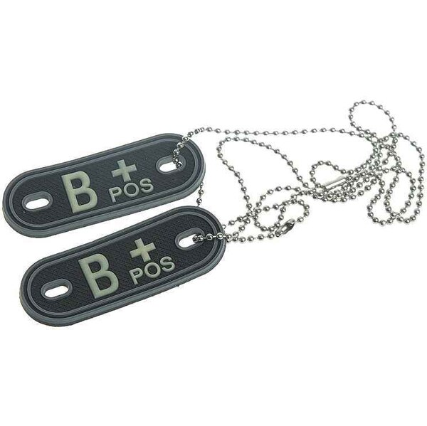 MFH ID prívesok Dog Tag krvná skupina B pos 54978114