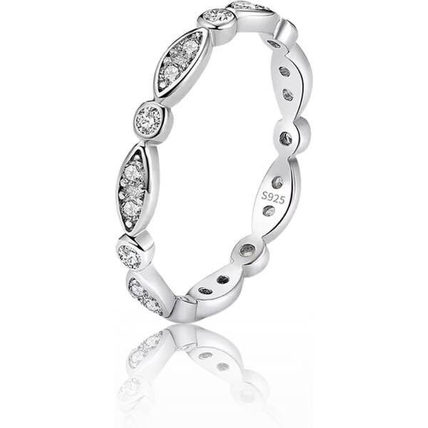 MAJYA Strieborný prsteň REEVA 11022/6 64581972