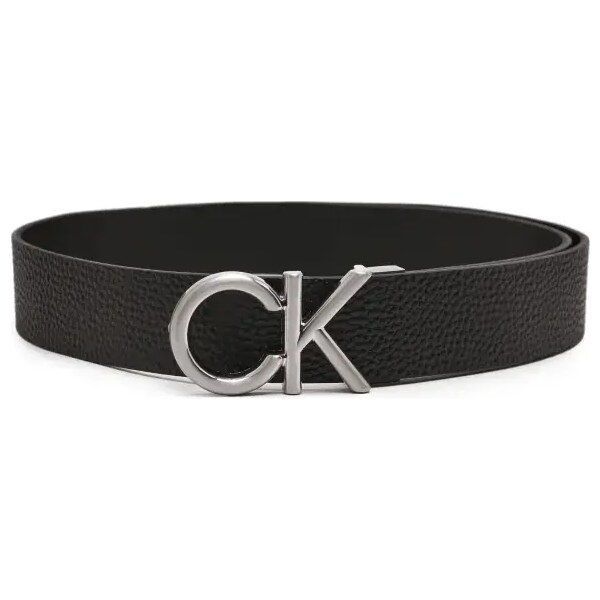 Calvin Klein Kožený opasok CK METAL BOMBE 66577728