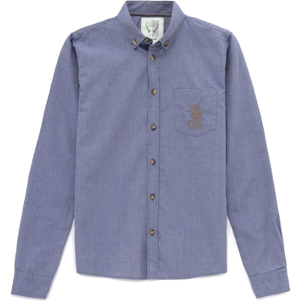 By Diess Collection Košeľa modrá / hnedá 55684776