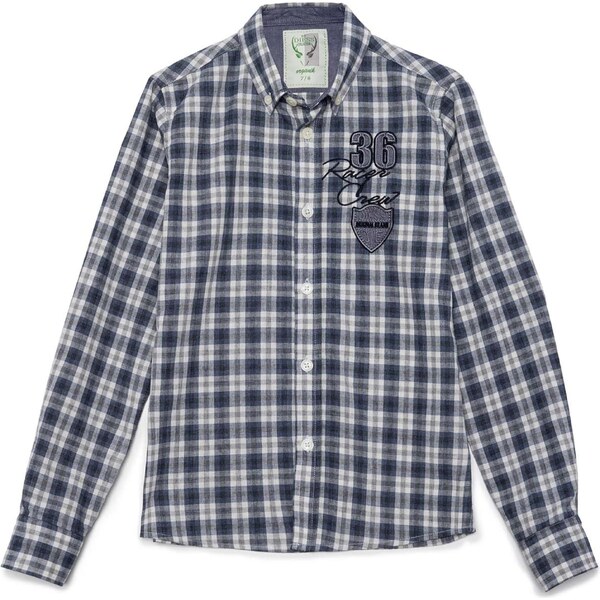 By Diess Collection Košeľa námornícka modrá / sivá / biela 55048950