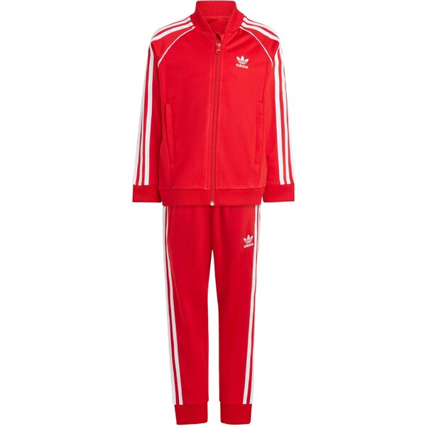 ADIDAS ORIGINALS Joggingová súprava Adicolor červená / biela 55048177