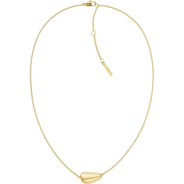 Calvin Klein Pozlátený náhrdelník pre ženy Elongated Drops 35000601 66583676