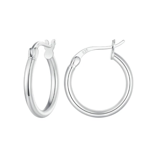 Royal Fashion strieborné kruhové náušnice SCE1608-M 56603869