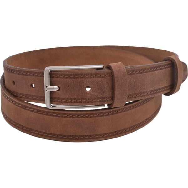 Mercucio Pánsky kožený opasok 727-30-01 svetlý tan hunter 64508148