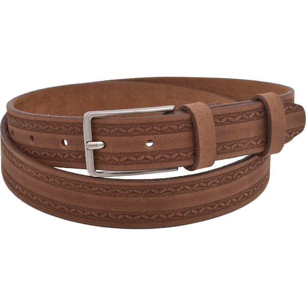 Mercucio Pánsky kožený opasok 727-30-02 svetlý tan hunter 64508149