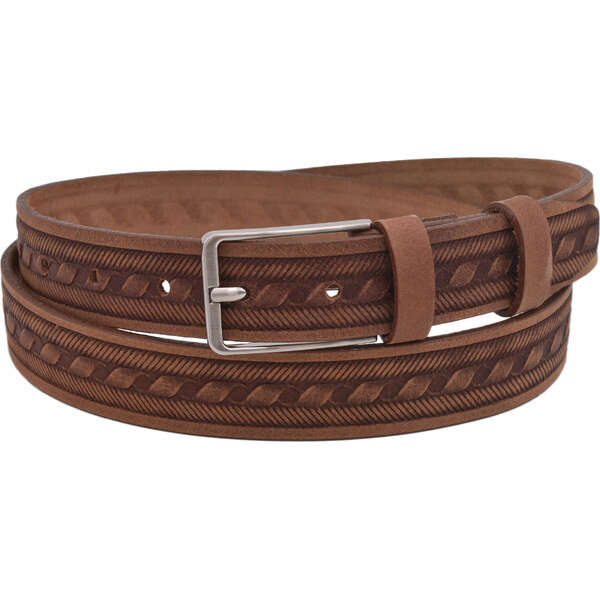 Mercucio Pánsky kožený opasok 727-30-03 svetlý tan hunter 64508150