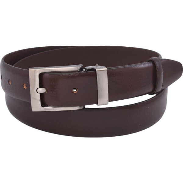 Mercucio Pánsky kožený opasok 731-30-02 tmavohnedý 64508152