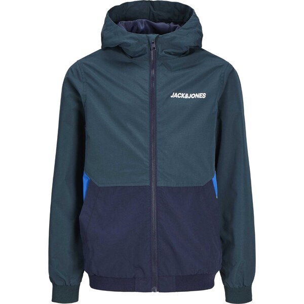 Jack & Jones Junior Prechodná bunda JJERush azúrová / tmavomodrá / 29249095