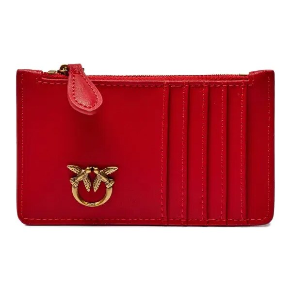 Pinko Kožené puzdro na karty AIRONE 55096905