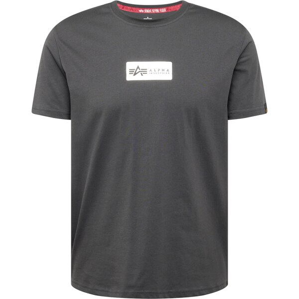 ALPHA INDUSTRIES Tričko grafitová / strieborná 66608607