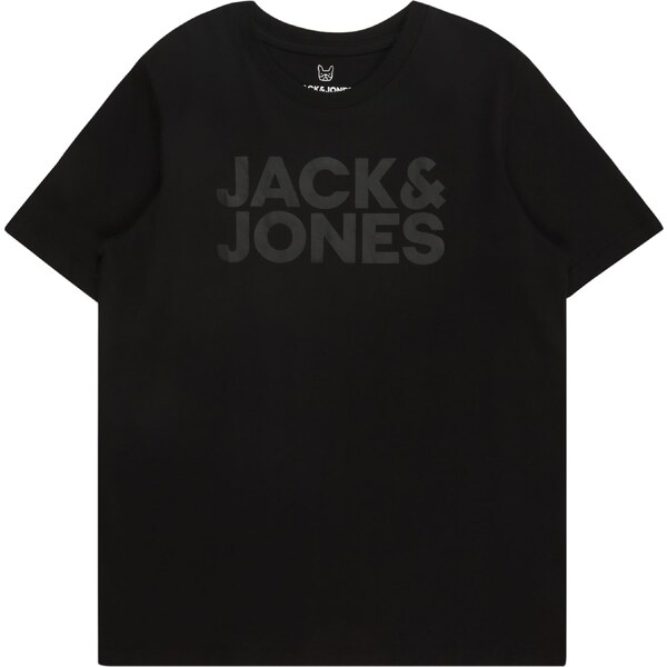 Jack & Jones Junior Tričko JJEcorp čierna 55181380