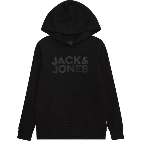 Jack & Jones Junior Mikina JJECORP čierna 55181394