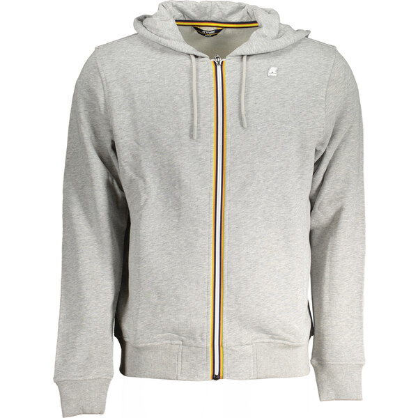 K-WAY sivá pánska mikina na zips 64711497