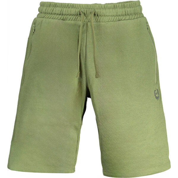 GIAN MARCO VENTURI Pánske zelené teplákové kraťasy 64712285