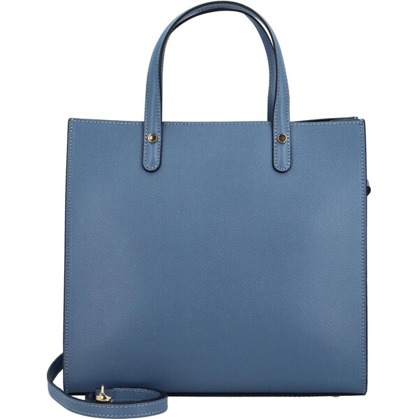 Delami Vera Pelle Dámska kožená kabelka do ruky džínsovomodrá - Delami 55297343