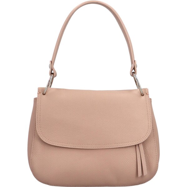 Delami Vera Pelle Dámska kožená kabelka cez plece staroružová - Delami 55297349