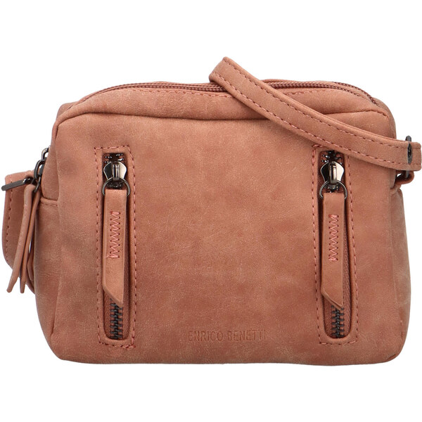 Malá dámska crossbody kabelka ružová - Enrico Benetti Evelin ružová 55252449