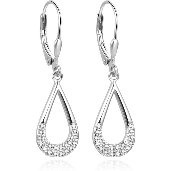 Agato Očarujúce strieborné náušnice so zirkónmi AGUC3523 66591549