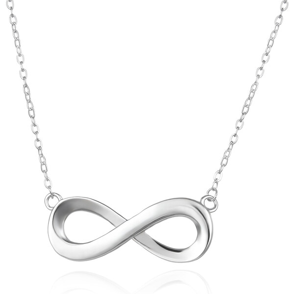 Agato Strieborný náhrdelník Nekonečno AGS1546/47 66589097
