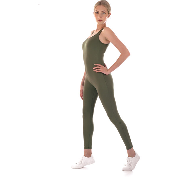 Dendy Legínový overal dlhý bez rukávu Olive Veľkosť: M 63228800