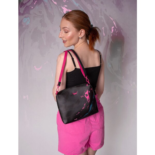 Vuch Dámska crossbody kabelka Coalie Marble Black 66586159