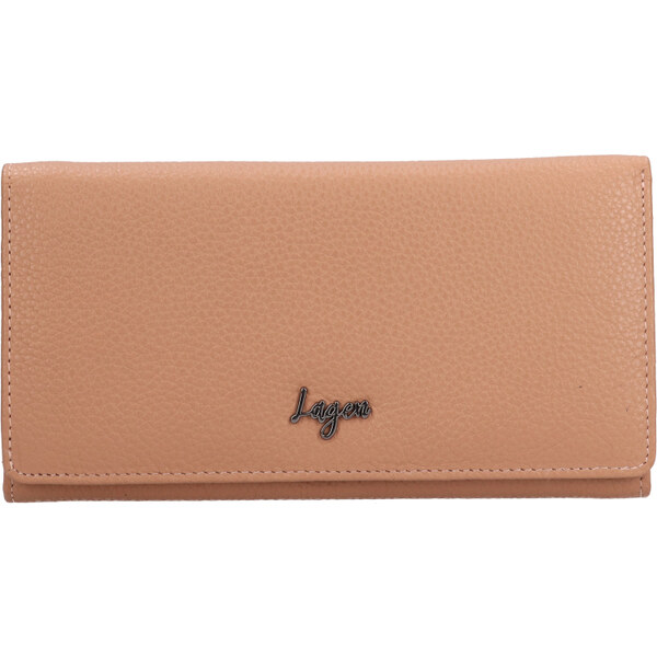 Lagen Dámska kožená peňaženka 50310 NUDE 66592012