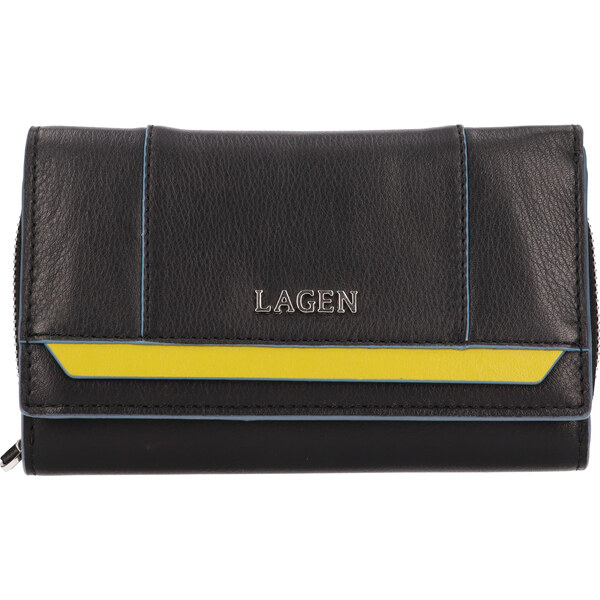 Lagen Dámska kožená peňaženka BLC 5797 BLK 66581905