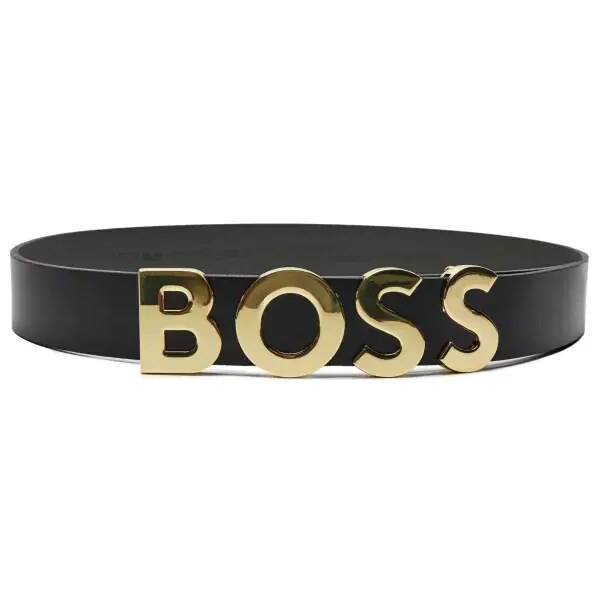BOSS BLACK Kožený opasok 36695190