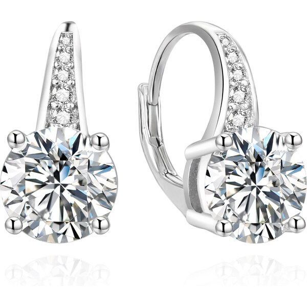 Agato Očarujúce strieborné náušnice so zirkónmi AGUC3526 66578656