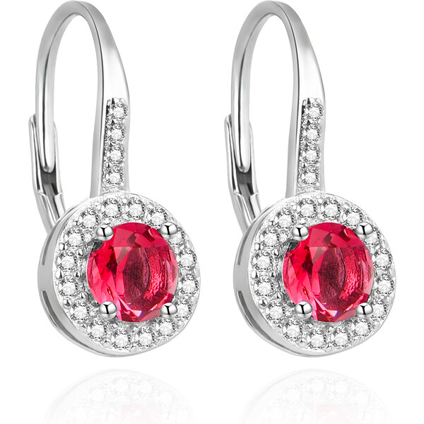 Agato Štýlové strieborné náušnice so zirkónmi AGUC3497 66582876